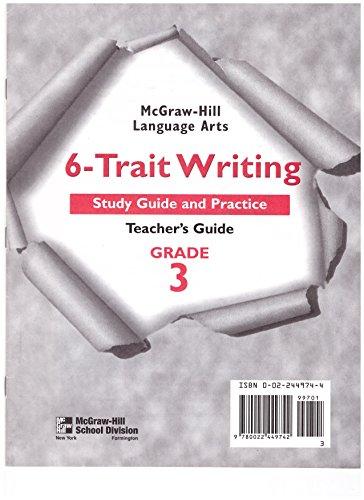 Book 6-Trait Writing Study Guide and Practice Grade 3 (McGraw-Hill Language Arts) free