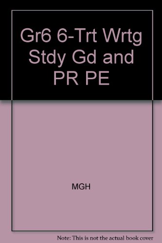Book Gr6 6-Trt Wrtg Stdy Gd and PR PE free