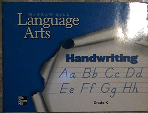 Book Mcgraw-hill Language Arts, Handwriting Blackline Masters, Grade K free