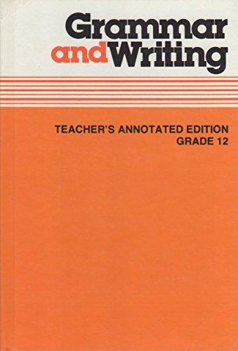 Book Grammer and Writing Teacher's Annotated Edition Grade 12 free
