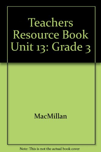Book Teachers Resource Book Unit 13: Grade 3 free