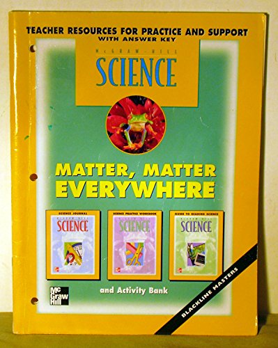 Book Matter, Matter Everywhere - Teacher Resources For Practice And Support, With Answer Key (science) free