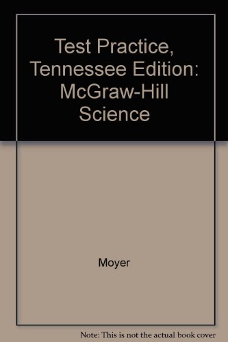 Book Test Practice, Tennessee Edition: Mcgraw-hill Science free