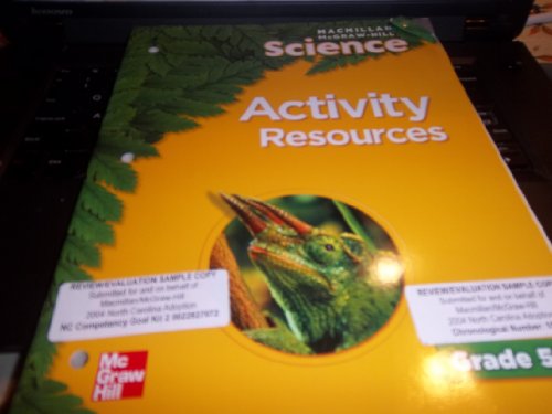Book Science Activity Resources Teacher Edition Grade 5 free