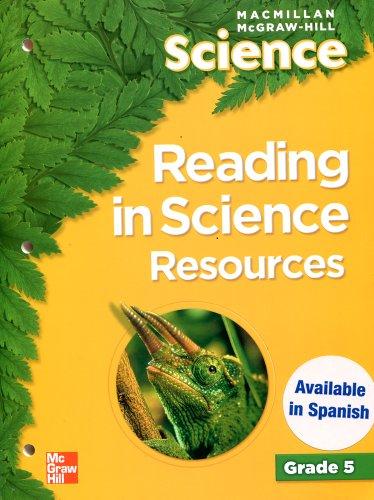 Book Reading in Science Resources (Macmillan McGraw-Hill Science, Grade 5) free