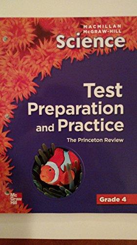 Book Test preparation and Practice for Macmillan McGraw-Hill "Science Grade 4" free
