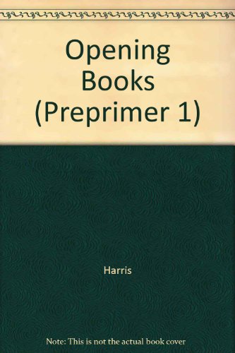 Book Opening Books (Preprimer 1) free