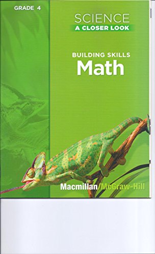 Book Science A Closer Look, Grade 4: Building Skills Math free