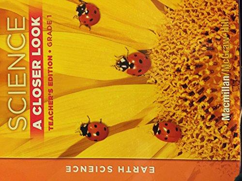 Book Earth Science: A Closer Look, Grade 1, Teachers Edition free