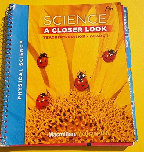 Book Science: A Closer Look, Grade 1, Vol. 3, Teacher's Edition free