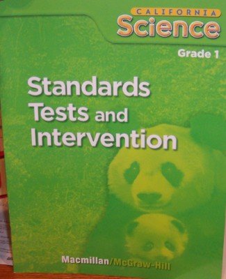 Book Standards Tests and Intervention Grade 1 (California Science: Student Edition) free