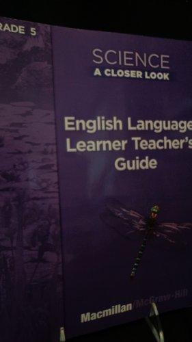 Book English Language Learner Teacher's Guide Grade 5 (science A Closer Look) free