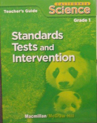 Book California Science Grade K Standards Tests and Intervention Teacher's Guide free