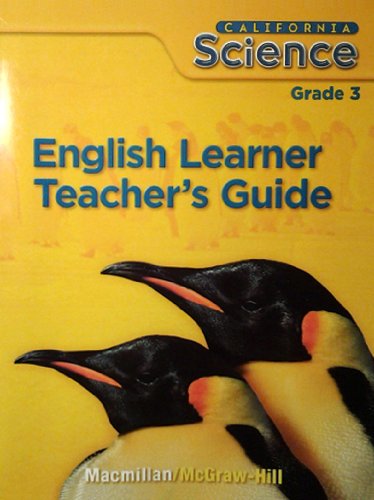 Book English Learner Teacher's Guide (California Science, Grade 3) free