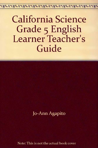 Book California Science Grade 5 English Learner Teacher's Guide free