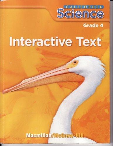 Book California Science Grade 4 Interactive Text free