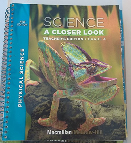 Book Science: A Closer Look - Physical Science, Vol. 3, Grade 4, Teacher Edition free