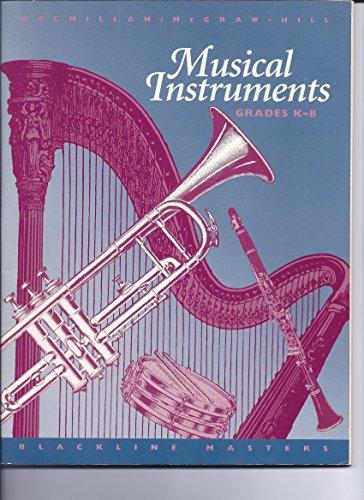 Book Musical Instruments: Blackline Masters, Grades K-8: Share the Music free