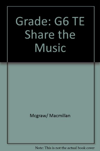 Book Grade: G6 Te Share The Music free