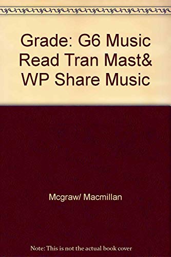 Book Music Reading Transparency Masters And Worksheets, Grade 6 free