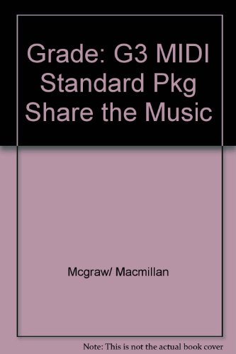 Book Grade: G3 Midi Standard Pkg Share The Music free