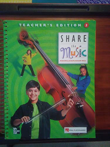 Book Share the Music Teacher's Edition Grade 3 free