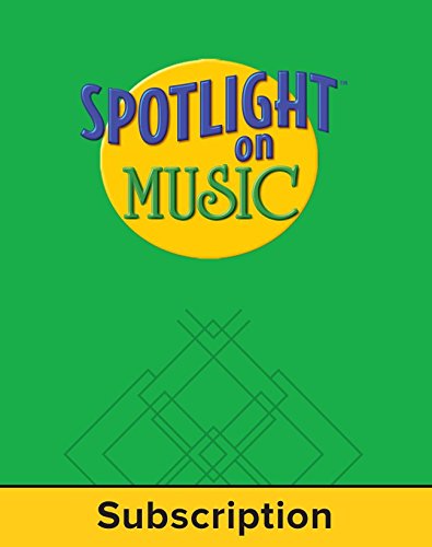 Book Spotlight on Music, Grade 1: Estudent Edition (ELEMENTARY SPOTLIGHT ON MUSIC) free