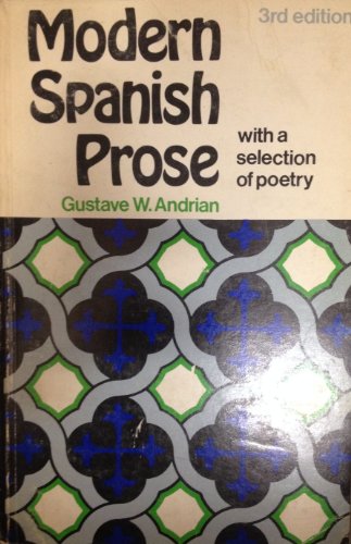 Book Modern Spanish Prose: With A Selection Of Poetry (spanish Edition) free
