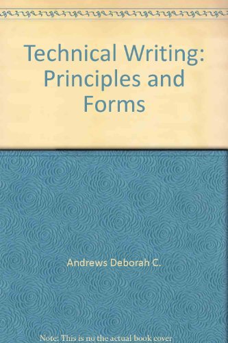 Book Technical writing: Principles and forms free
