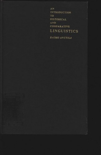 Book Introduction to Historical and Comparative Linguistics free
