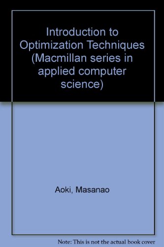 Book Introduction to Optimization Techniques free