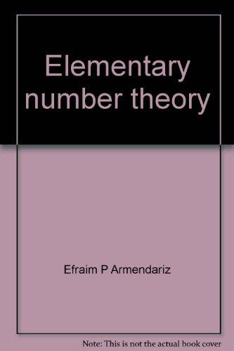 Book Elementary number theory free