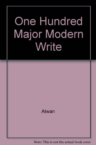 Book One Hundred Major Modern Writers free