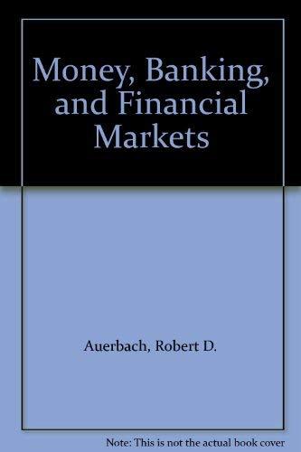 Book Money, Banking, and Financial Markets free