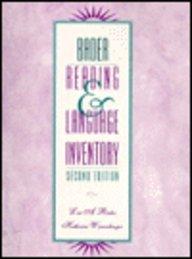 Book Bader Reading and Language Inventory free