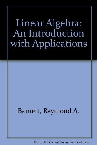 Book Linear Algebra: An Introduction With Applications free