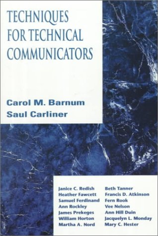 Book Techniques for Technical Communicators free