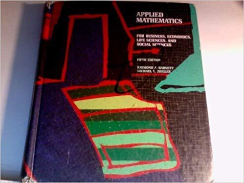 Book Applied Mathematics for Business, Economics, Life Sciences, and Social Sciences (College Mathematics Series) free