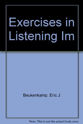 Book Exercises In Listening Im free