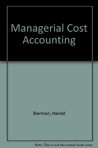 Book Managerial Cost Accounting free