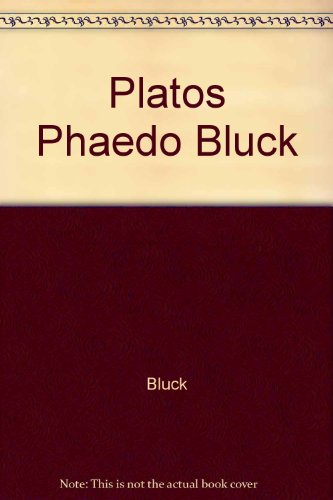 Book Plato's Phaedo free