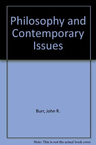 Book Philosophy And Contemporary Issues free
