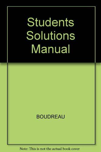 Book Students Solutions Manual free