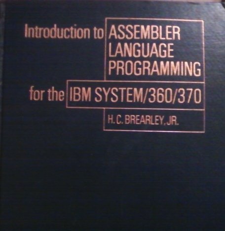 Book Introduction to assembler language programming for the IBM system/360/370 free