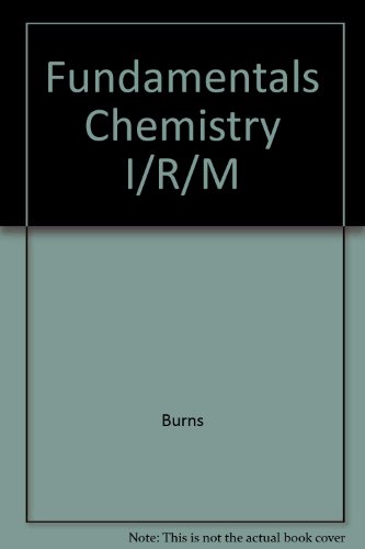 Book Fundamentals Chemistry I/r/m free