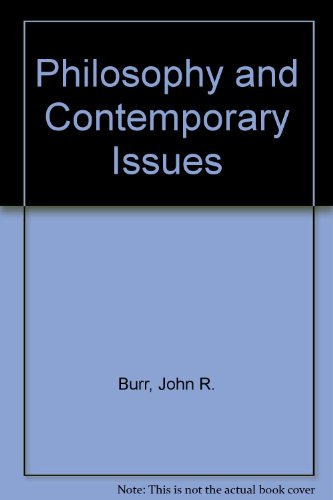 Book Philosophy and Contemporary Issues free