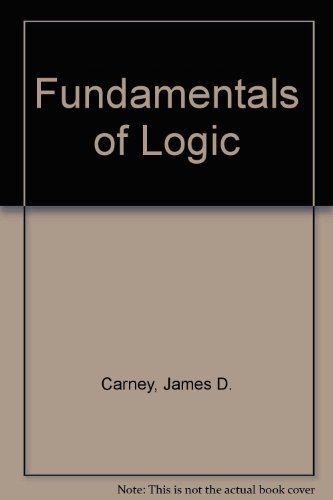 Book Fundamentals of logic free