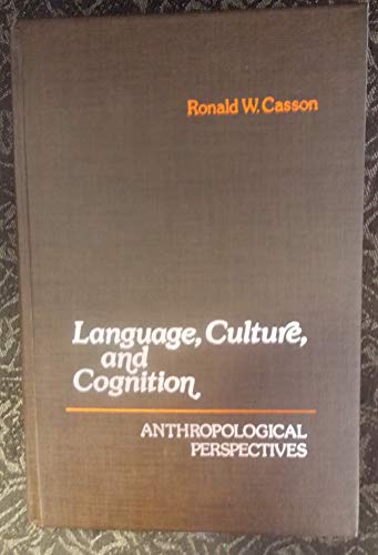 Book Language, culture, and cognition: Anthropological perspectives free