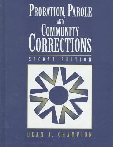 Book Probation, Parole, and Community Corrections free