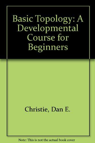 Book Basic Topology: A Developmental Course for Beginners free